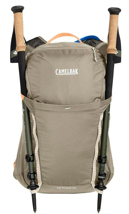 CamelBak Women’s Rim Runner X20 Hiking Hydration Backpack with 70oz Crux Reservoir, Women Specific Fit and Ventilated Support for Day Hiking - color: Sandstone 2.0