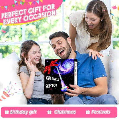 Dolanus Ankle Skip Toys with Counter, 6 7 8 Year Old Girl Birthday Gifts - color: Pink