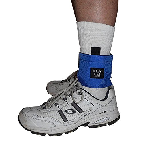Athletic ankle wallets for running, walking,Made in USA (Silver) - color: Silver