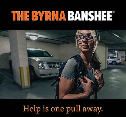 Byrna Banshee Personal Safety Alarm - 130db Loud Military Grade Self Defense Emergency Keychain Siren Device with LED Strobe Alert Light for Women, Men, Children, Elderly, Hikers and Runners (Pink) - color: Pink