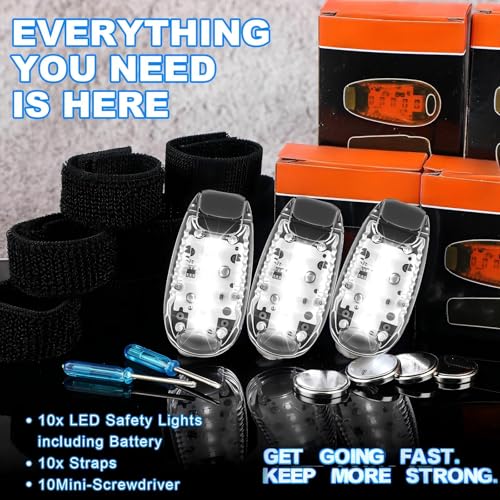 Copkim 30/60/100 Pcs LED Running Light Bulk - color: White