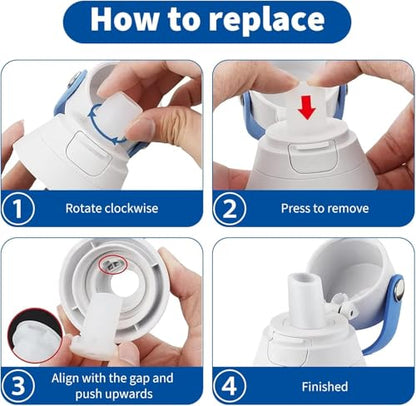 10 Pack Silicone Mouthpiece Replacement Compatible with Brita Water Bottle