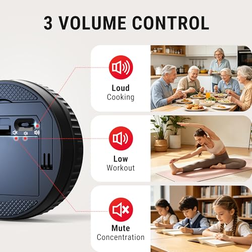 TempPro Magnetic Kitchen Timers for Cooking, Digital Timer for Kids Teacher