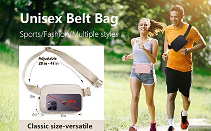 Tapp Collections Unisex Mini Crossbody Belt Bag with Adjustable Strap Small Waist Pouch for Workout Running Traveling Hiking - Black - color: black