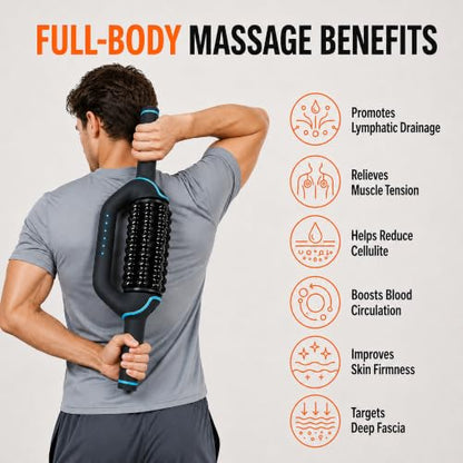 Electric Massage Roller for Deep Tissue & Lymphatic Drainage
