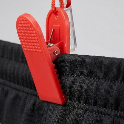 Treadmill Safety Key Replacement 2 Pack — Exercise Equipment Safety Start Key with Strong Clothing Clip Red Universal Fit 38mm Treadmill Emergency Stop Switch for Home Gym Cardio Workout