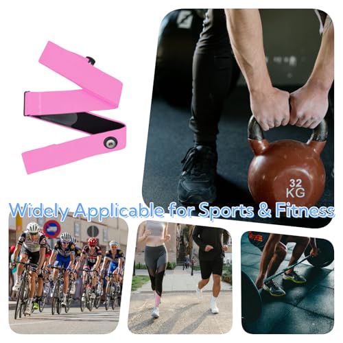 Replacement Heart Rate Monitor Chest Strap - color: Pink
