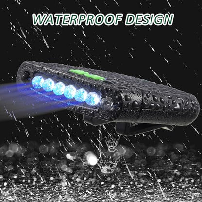 Mudder LED Hat Clip Light, Cap Lights - color: Black, Green
