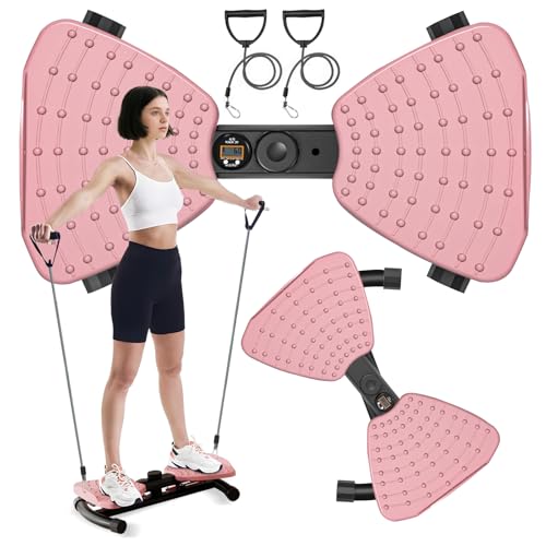 (440 lbs Weight Capacity) Waist Twister, Waist Twister Machine Exercise Fitness Tool, Twist Machine for Slim Waist and Core, with Smart LED Digital Display, 20dB Ultra-Quiet for Women Men