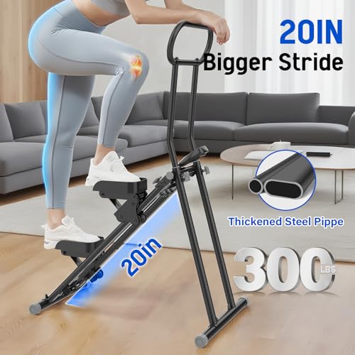 ERGOLIFE Stair Stepper with Adjustable Resistance, Stair Climber for Home
