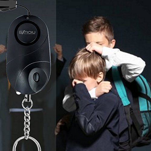 BXROIU 2 Pack Personal Safety Alarm for Women (Rose Gold + Black) - color: Rose gold + Black