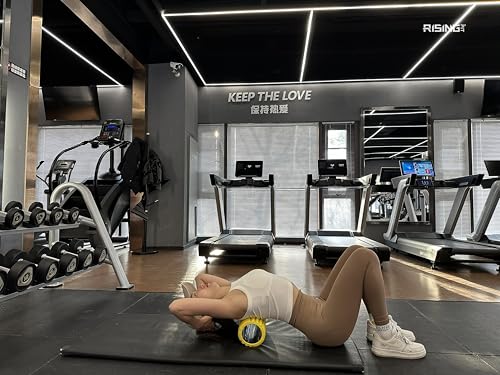 Foam Roller for Muscle Massage, YellowTextured Surface Design for Deep Tissue Recovery and Exercise