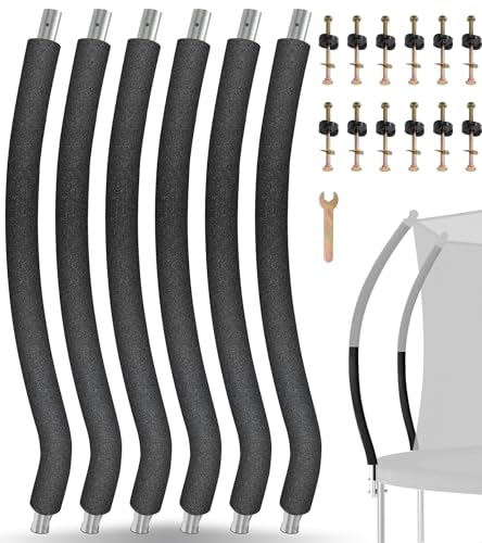 Trampoline Poles Replacement for Skywalker Or Jumpzylla Trampoline Net - style: For Jumpzylla 8&10ft-6xLower Tubes