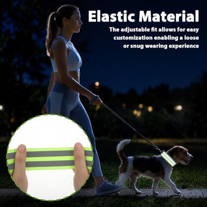 4 Pack Reflective Bands Arm High Visibility Reflective Running Gear