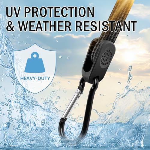 Adjustable Bungee Cords with Hooks 18 Inch, 8 Pcs Adjust from 7" to 18" Carabiner Bungee Cords Heavy Duty Outdoor for Camping, Cargo, Bike,Tarps, Tents, Bike, Luggage, Boats,etc - size: 18 Inch