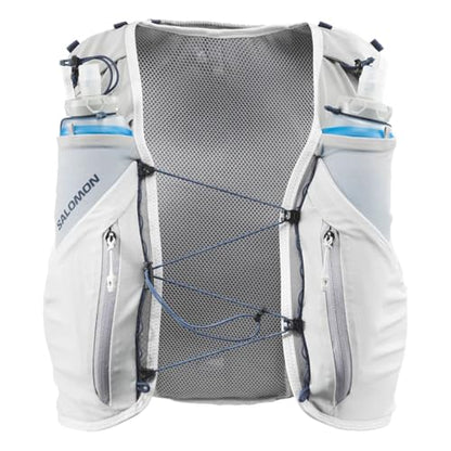 Salomon Unisex Advance Skin 12 | 12 Liter Hydration Trail Running Vest - color: Alloy/Gray Violet, size: Small