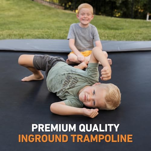Avyna Premium In-Ground Trampoline – Outdoor Trampoline for Kids and Adults with Advanced Safety Features - size: 12x18' FT