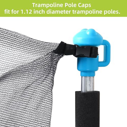 Universal Trampoline Poles Replacement Net Pole for Trampoline Leg Max 1.5"