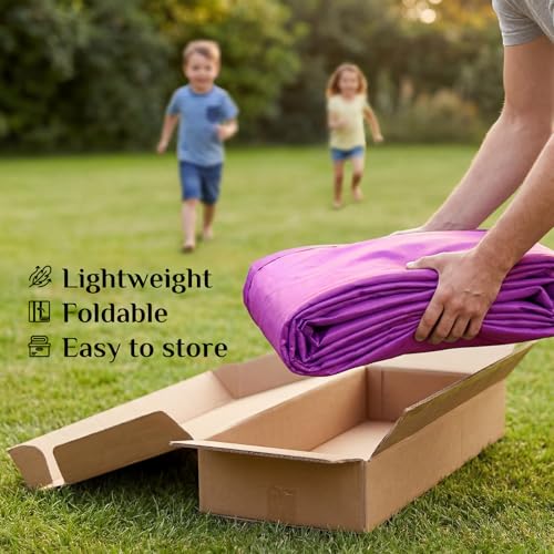 Trampoline Replacement Pad, Thick UV/Water Resistant Spring Cover 10-16FT - color: Purple, size: 15FT