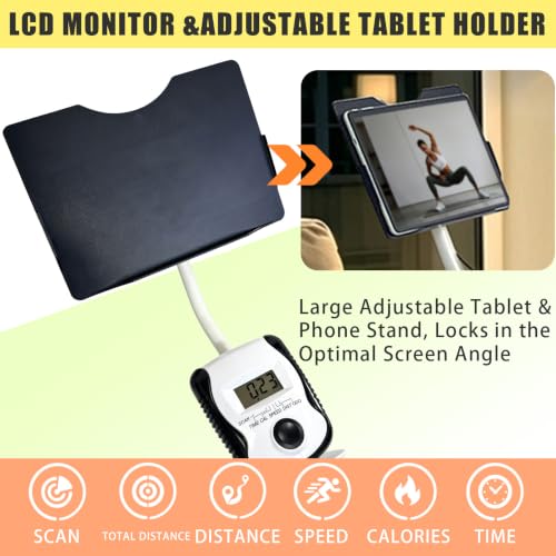 Foldable Quiet Magnetic Recumbent Stationary Exercise Bike
