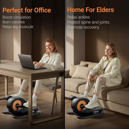 UMAY Under Desk Elliptical Eclipse Leg Exerciser Electric as seen on TV - color: Dark