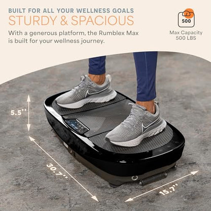 Lifepro Rumblex Max 4D Vibration Plate Exercise Machine with 99 Speeds