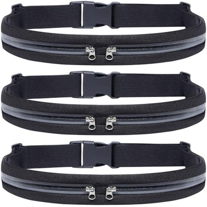 Running Fanny Pack for Women and Men, Classic Running Belt, Sports Waist Bag Pack, Belt Bag for Travel Hiking Running - color: NA-3 Black