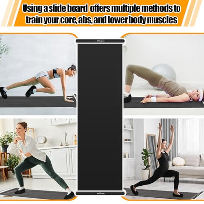 Slide Boards for Working out with Sliding Booties 5.91 x 1.64 ft