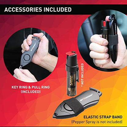 StingerUSA 140dBSiren Personal Safety Alarm Keychain Emergency Tool USAFlag - color: USA Flag