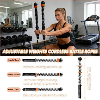 Portable Ropeless Battle Ropes