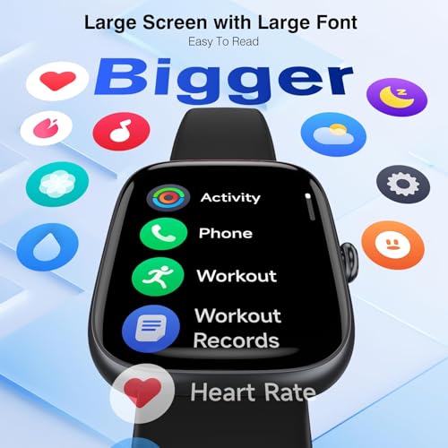 Smart Watch, Fitness Tracker Calling Watch, 1.83" Display, Sleep Tracker