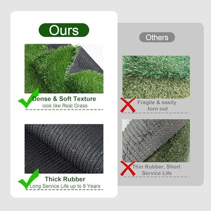 Yescom Sports Sled Strips Turf Gym Turf Flooring for Weight Sled Push Gym - size: 1.38"H-3'x33'(100Sq.Ft)