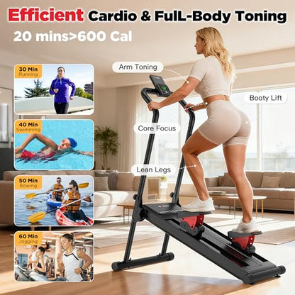 Magnetic Stair Stepper Vertical Climber - Home Cardio Machine