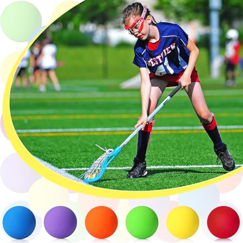Sosation 36 Pcs Lacrosse Balls Bulk 2.5 Inch Soft Rubber Massage Balls