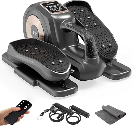 HARISON Under Desk Elliptical Machine with LCD Display for Home