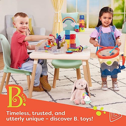 B. toys Woo-Hue Parachute, Kids Play Parachute with 15 Balls, 8ft, Activity - style: Parachute Play