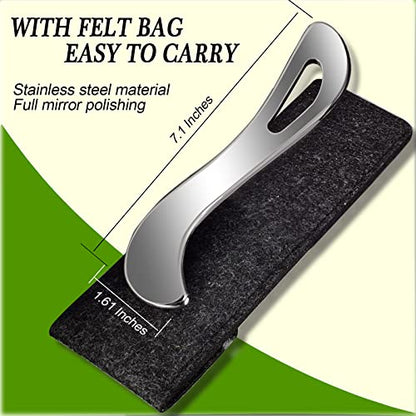 BYYDDIY Non-Magnetic 304Stainless Steel Gua Sha Muscle Scraper Tools,Scraping Massage Tools,Scar Tissue Tool,IASTM Tools,Fascia Scraper,Soft Tissue Massage Tool, Guasha Tool for Body - style: Style: S1