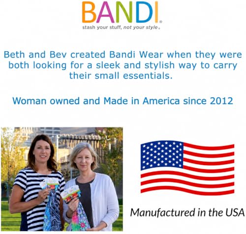BANDI Running Belt for Women & Men – USA Made No-Bounce Adjustable Waist Pack & Secure Fanny Pack – Fits All Phones, Gels & Essentials – Zipper-Free, Medical Device Friendly - color: Galaxy