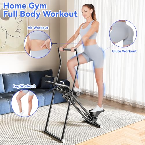 SEWD 2-in-1 Stair Stepper & Ab Machine Cardio Workout Equipment