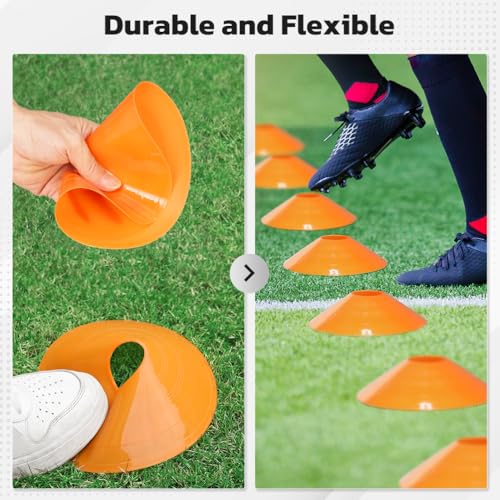 GHB Agility Hurdles 8" Speed Agility Training Hurdles - size: 17 Pack