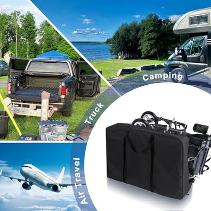 Explore Land Chair Storage Bag for Folding Longue Zero Gravity, Black - color: 1 Pack: Black