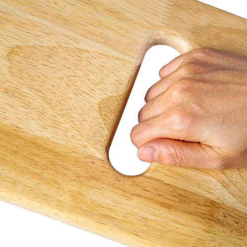 Wooden Slide Transfer Board with Handles for Seniors, 500 lb Capacity - size: 24*8*0.75