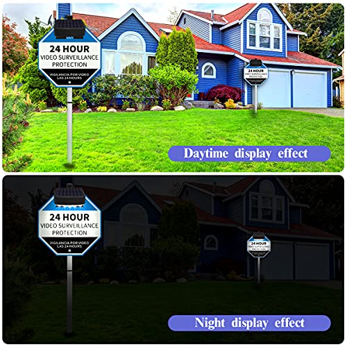 OOSSXX Solar Powerd Deck LED Solar Light Clip-On Yard Security, 2Pack - size: Set of 2