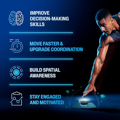 BlazePod Reaction Training Kit Smart Pods for Speed, Agility & Cognitive Drills - Pro-Level Training for Athletes, Trainers, Therapists & Coaches - App Access Included (4 Pods) - color: 4 Pods | Starter Bundle
