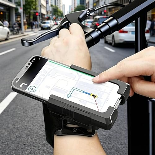 1 Pcs 360 Rotatable Wrist Phone Holder, Sports Armband for Running Jogging Gym Workouts and Cycling, Universal Quick Release Band(Random Color)