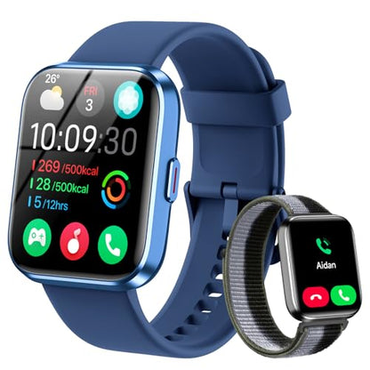 Smart Watches for Men Women (Android/iOS), Fitness Watch, Health Tracker - color: Midnight Navy