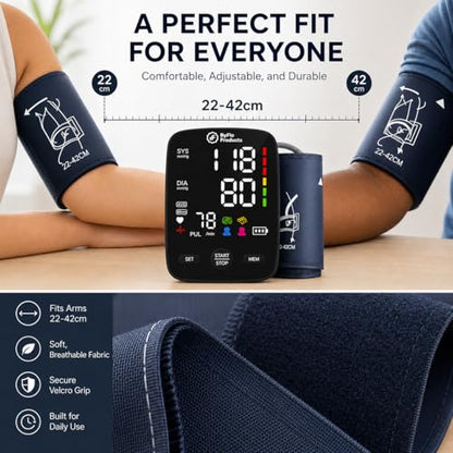 Blood Pressure Monitor for Home Use, Arm Cuff, USB-C