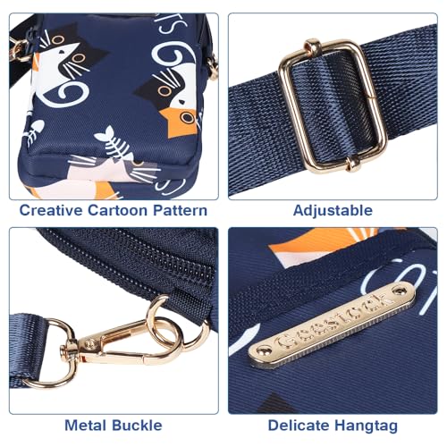 Geestock Lightweight Small Crossbody Bag for Women Cell Phone Purses Travel Pouch Shoulder Bag for Running, Walking