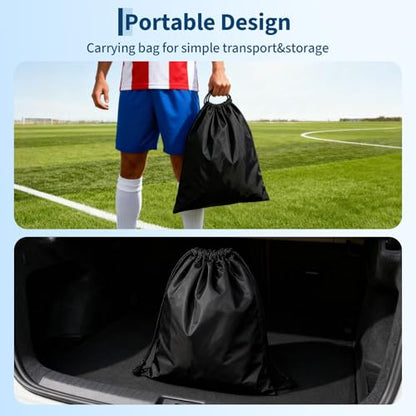 6x4 ft Soccer Goal Set with 2-Pack Portable Pop-Up Soccer Nets