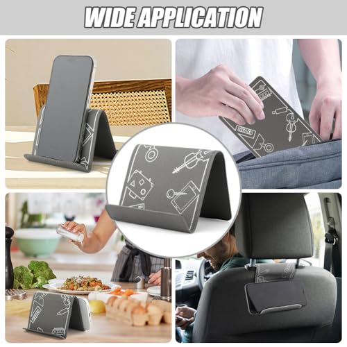 Airplane Phone Holder, Flexible Silicone Phone Holder - color: Grey